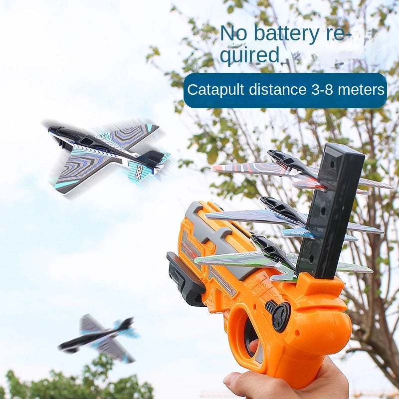 Boy Airplane Flying Launcher