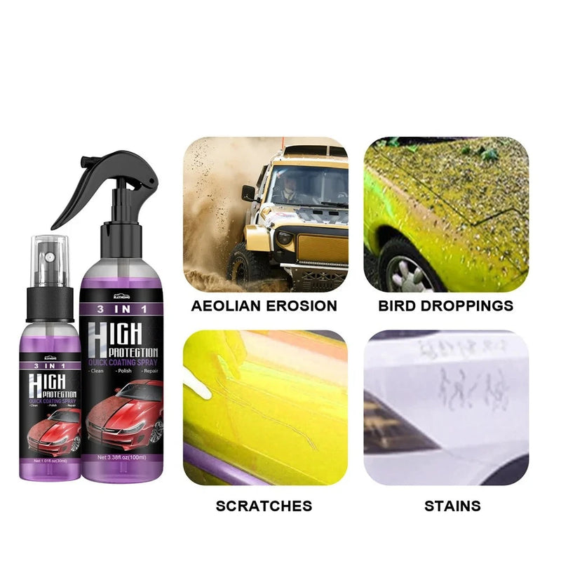 Car 3 In 1 Ceramic Coating Spray