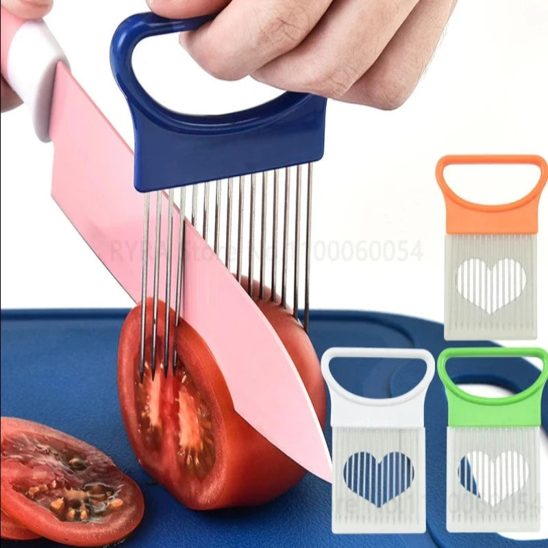 Vegetable Fruit Cutting Fork Holder