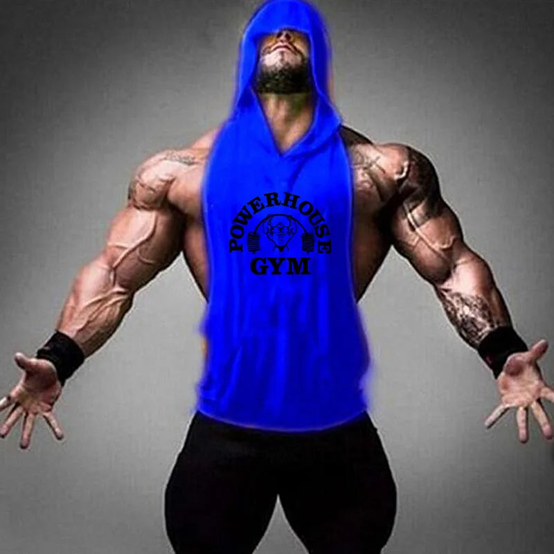 Men Bodybuilding Fitness Cotton Vest