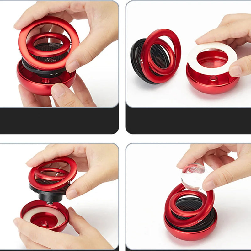 Rotating Solar Car Air Freshener
